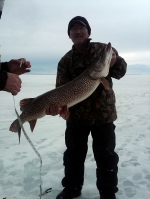 30 pound pike from Tobin